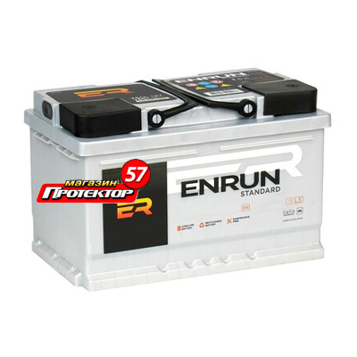 Аккумулятор ENRUN Standard 74 А/ч R+ обратная Стандартные
