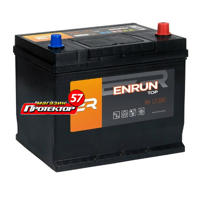 Аккумулятор ENRUN 75 А/ч R+ обратная Выносные