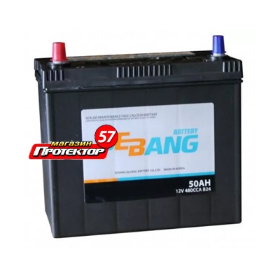 Аккумулятор SEBANG Smf 55 А/ч L+ прямая Тонкие вынос.