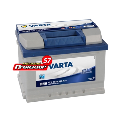 Аккумулятор Varta Blue Dynamic 60 А/ч R+ обратная Стандартные