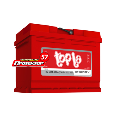 Аккумулятор TOPLA Energy 60 А/ч R+ обратная Стандартные