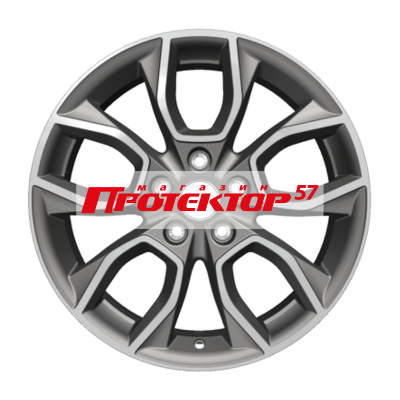 Диск 7x17 5x114.3 ET45 D67.1 Khomen Wheels U-Spoke 713 Gray