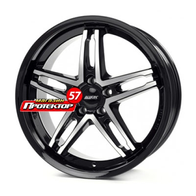 Диск 7x16 5x112 ET48 D57.1 ALUTEC Poison Black Polished Diamond