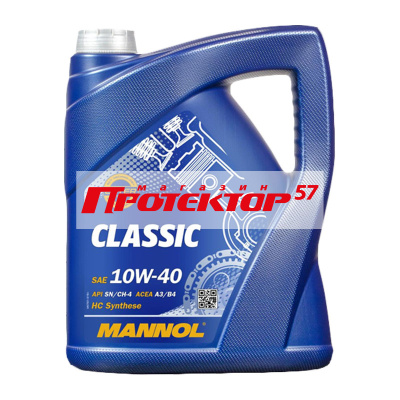 MANNOL Classic 10W40 полусинтетическое 5л