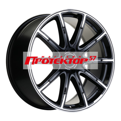 Диск 9.5x21 5x112 ET45 D66.6 Khomen Wheels KHW2102 ( GLS class) Black-FP matt
