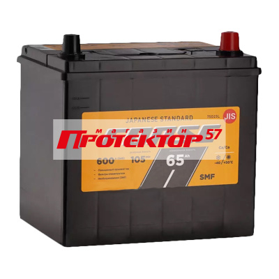 Аккумулятор FORSE Asia 65 А/ч R+ обратная EN600A 230x179x225 Выносные