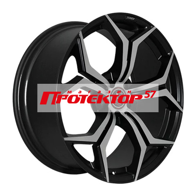 Диск 9x20 5x112 ET25 D66.6 HARP Y-50 satin-black-machined