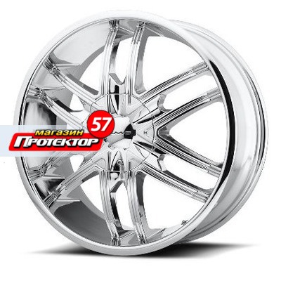 Диск 8.5x20 6x120 ET38 D78.1 KMC KM678 Chrome