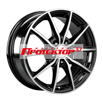 Диск Литой 6.5x15 PCD 5x112 ET 45 D57.1 X-trike X-111M BK/FP