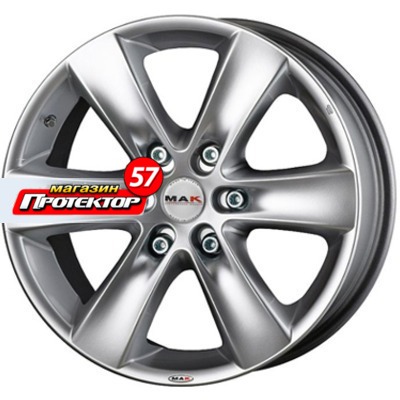 Диск 7x16 6x139.7 ET38 D67.1 MAK Sierra Hyper Silver