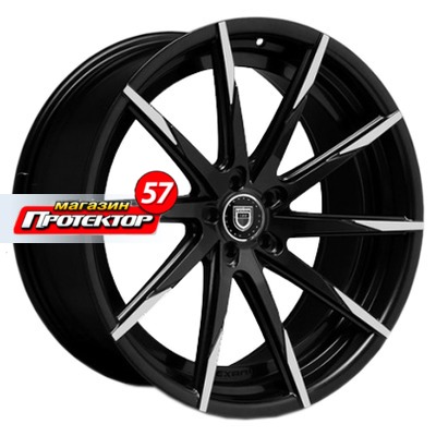 Диск 8.5x20 5x130 ET40 D74.1 Lexani CSS15 Black/Machined TIP
