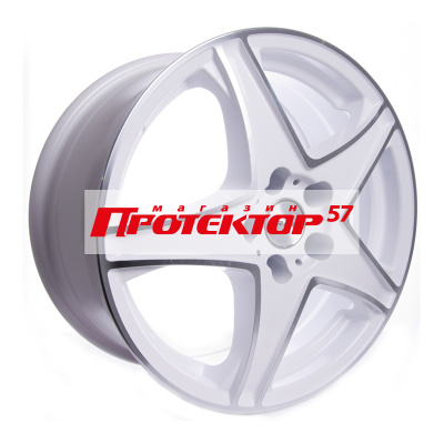 Диск 7x17 5x110 ET38 D65.1 TG Racing L012 white_pol