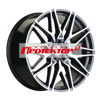 Диск 9.5x21 5x112 ET37 D66.6 Khomen Wheels KHW2103 Dark Chrome