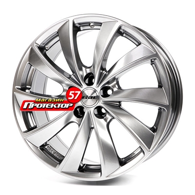Диск 8.5x19 5x120 ET32 D72.6 RIAL Lugano Polar Silver