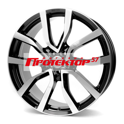 Диск 9.5x21 5x112 ET25 D66.45 MAK Midlands Black mirror