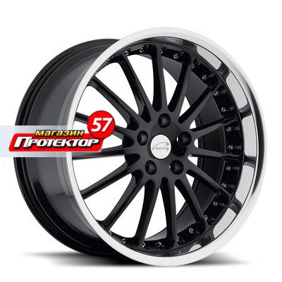 Диск 8.5x19 5x108 ET42 D63.4 Coventry Whitley Gloss Black Mirror Cut Lip