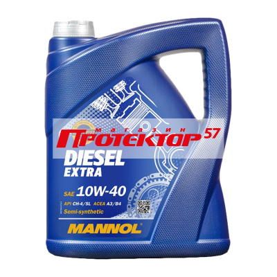 MANNOL Diesel Extra 10W40 полусинтетическое 5л