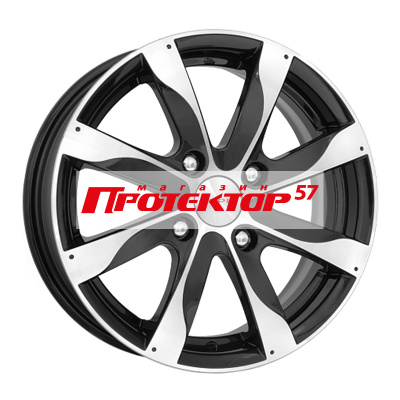 Диск 6x15 4x114.3 ET44 D56.6 K&K КС617 Алмаз-черный