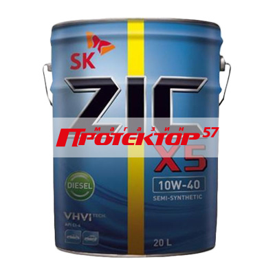 Zic X5 Diesel 10W40 полусинтетическое 20л