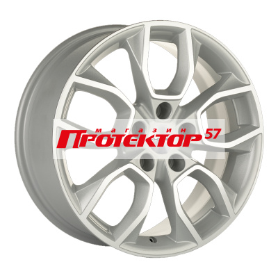 Диск 7x17 5x114.3 ET40 D66.1 Khomen Wheels U-Spoke 713 F-Silver