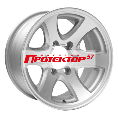 Диск 8x16 5x139.7 ET15 D110 КРАМЗ АНАБАР Серебристый