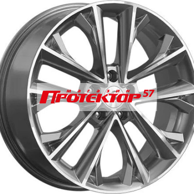 Диск Литой 7x18 PCD 5x108 ET38 D60.1 Premium Series КР012 Diamond Gloss Graphite