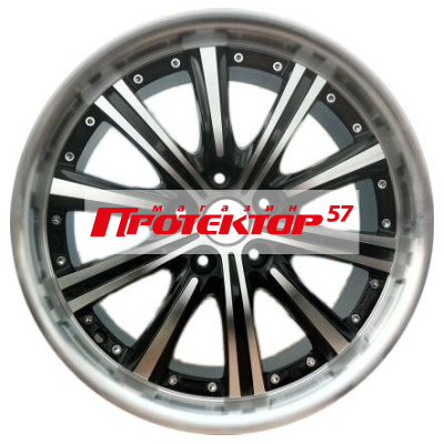 Диск 8.5x20 5x114.3 ET35 D67.1 TG Racing LZ560 blk_pol