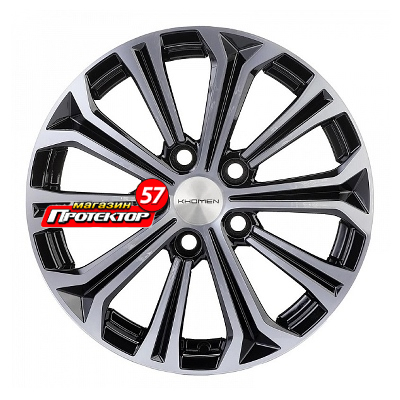 Диск 6.5x16 5x112 ET50 D57.1 Khomen Wheels KHW1610 Black-FP