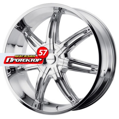 Диск 9x20 5x114.3 ET30 D72.62 KMC KM665 Chrome