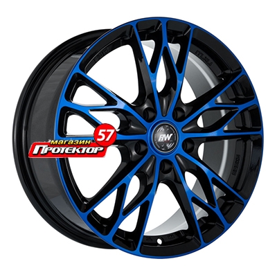 Диск 6.5x15 5x114.3 ET40 D67.1 Racing Wheels H-487 BK-OBL F/P