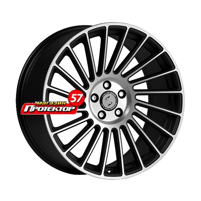 Диск 8.5x20 5x130 ET48 D71.6 Eta Beta VENTI-R Black Matt Polish