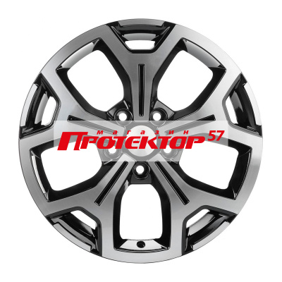 Диск 6.5x17 5x108 ET50 D63.35 Khomen Wheels Y-Spoke 710 Black-FP