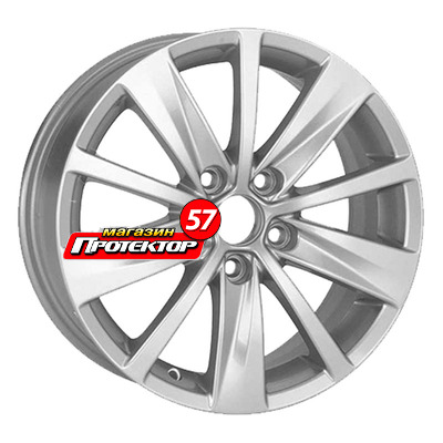 Диск 6x15 5x100 ET40 D57.1 СКАД Brillantsilber Silver