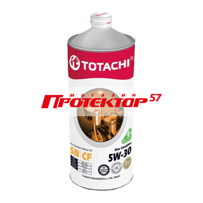 TOTACHI Eco Gasoline 5W30 CF/SN полусинтетическое 1л