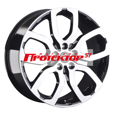 Диск 9.5x21 5x120 ET49 D72.6 Replay LR7 BKF