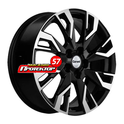 Диск Литой 7x18 PCD 5x108 ET45 D60.1 CARWEL Чеко 1809 BL