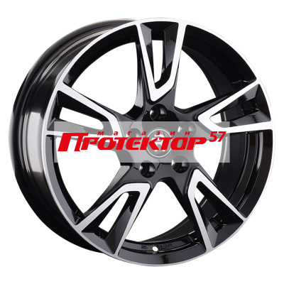 Диск 7.5x17 5x114.3 ET52.5 D67.1 Replay KI253 BKF