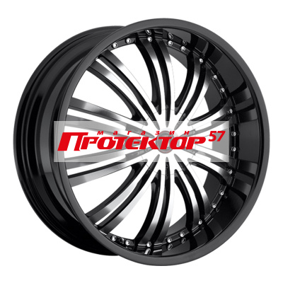 Диск 7.5x18 5x114.3 ET40 D72.6 HARP Y-01 glossy-black__machined-face__glossy-black-lip