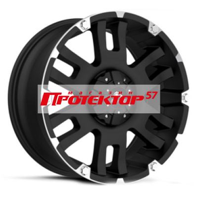 Диск 8.5x17 6x139.7 ET25 D106.3 BUFFALO BW-004 matte-black