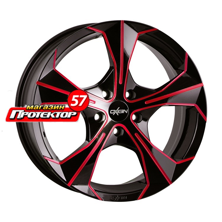 Диск 7.5x17 5x114.3 ET48 D72.6 Oxigin 17 Strike red polish