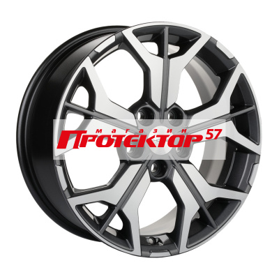 Диск 7x17 5x114.3 ET45 D60.1 Khomen Wheels Y-Spoke 715 Gray-FP