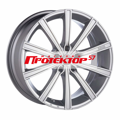 Диск 8x19 5x112 ET35 D75 OZ Racing Lounge 10 Metal Silver Diamond Cut