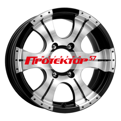 Диск 7x15 6x139.7 ET-5 D108.5 K&K КС465 Алмаз черный