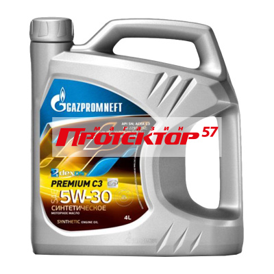 Gazpromneft Motor Oil Premium C3 5W30 синтетическое 4л