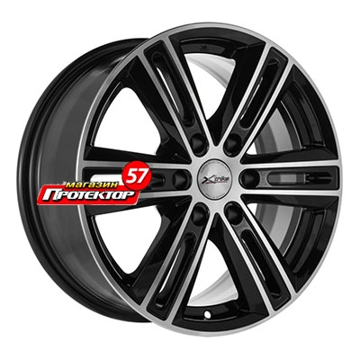 Диск 7.5x17 6x139.7 ET25 D106.1 X-trike X-124 BK/FP
