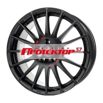 Диск 8x17 5x112 ET35 D75 OZ Racing Superturismo GT Matt Black + Red Lettering