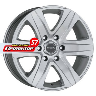 Диск 8.5x18 6x114.3 ET30 D66.1 MAK Stone6 T Silver
