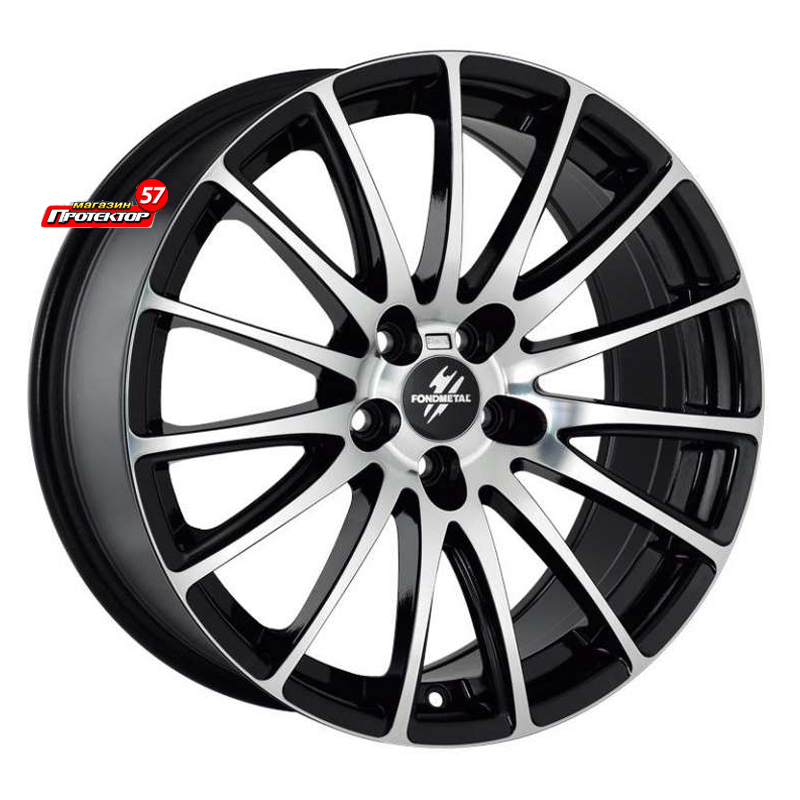 Диск 7x17 5x112 ET42 D57.1 FONDMETAL 7800 Matt Black Machined