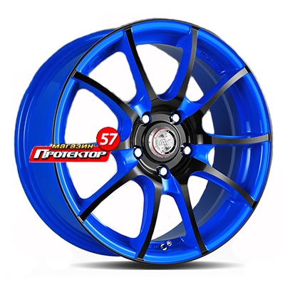 Диск 7x17 5x114.3 ET40 D73.1 Racing Wheels H-470 BL OBK/FP