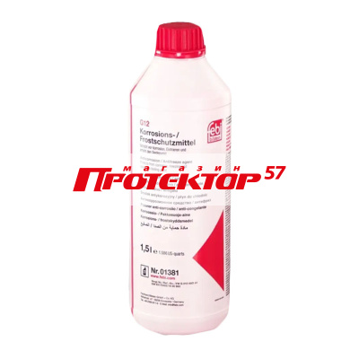 Антифриз FEBI Universal G12 концентрат красный 1,5 л